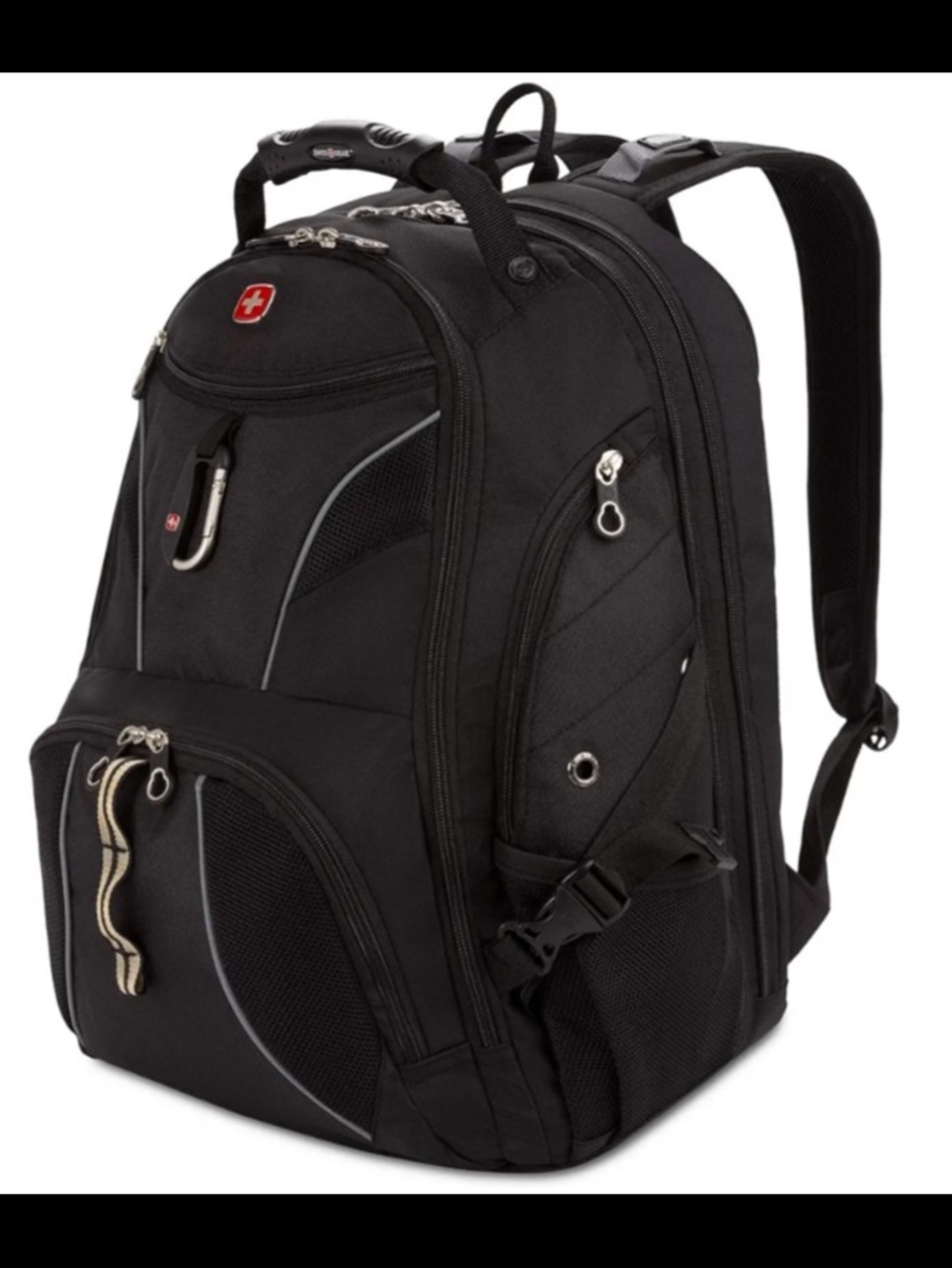 Swiss Gear Black Men's Laptop Backpack - Durable Laptop Bag